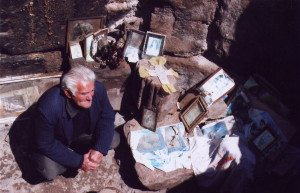 Ptghni_gatekeeper_2 Razmig Manoogian sits among the rubble at Ptghni Church, which has remained his personal sanctuary over the past 50 years.
