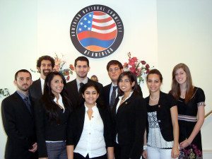 lsi_group_print ANCA Leo Sarkisian internship program director Garo Manjikian with (from L to R): Hovanes Gasparian, Tatev Oganyan, Savada Simounian-Khygani, Tamar Thomassian, Nareg Aghjayan, Taleen Mekhdjavakian, Sosse Beugekian, and Rose Pallone.