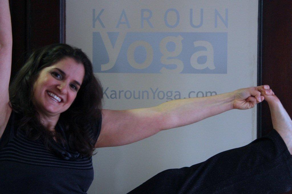 Karoun Charkoudian teaches—and practices—yoga with a smile while meeting a need in Springfield, Mass.