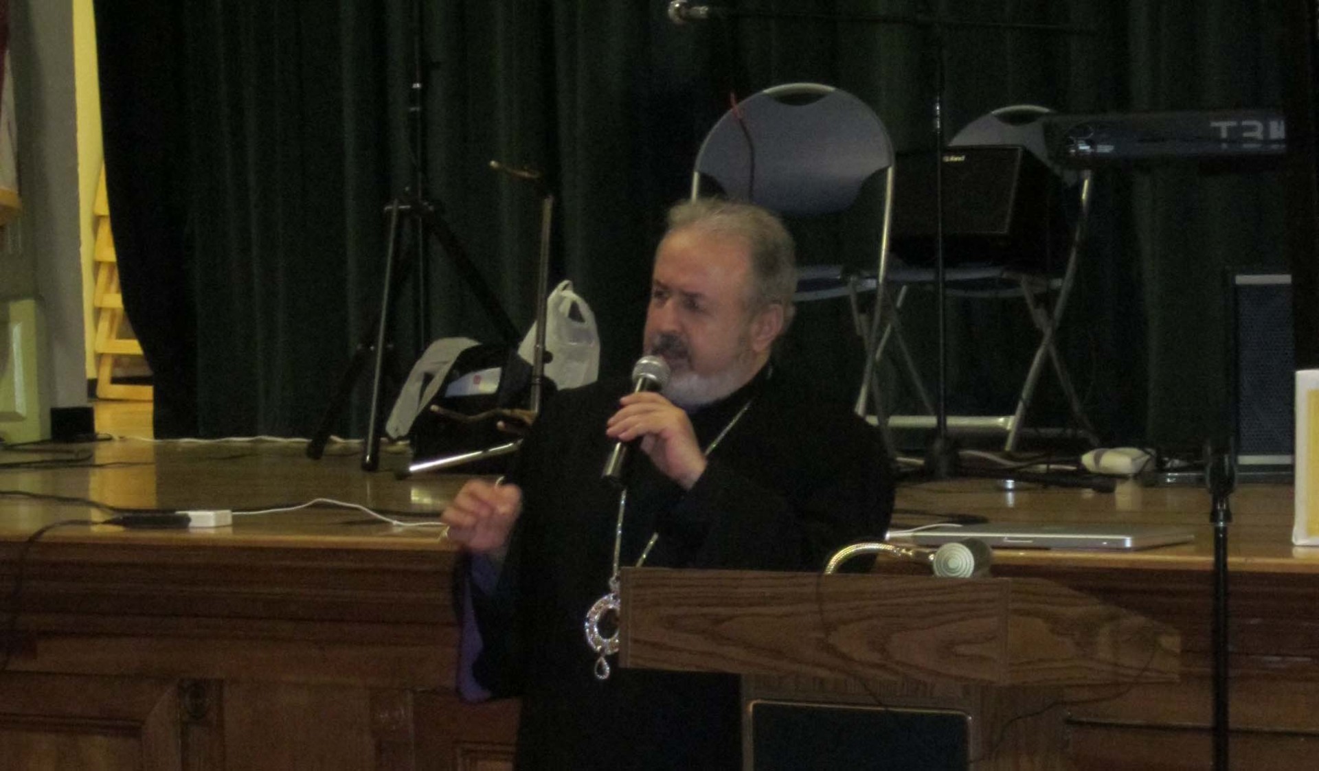 Archbishop Aram Atesian, Vicar General of the Patriarchate of Constantinople.