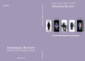1x1.trans Special Issue of ‘Armenian Review’ Discusses Genocide Reparations