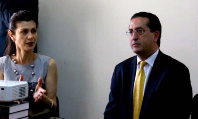 (L-R): Irina Lazarian, executive director, and Khoren Bandazian, chairman, Hayastan All-Armenian Fund U.S. Eastern Region Affiliate